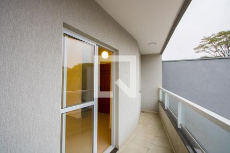 Varanda da sala e quarto 2 de apartamento à venda com 2 quartos, 100m² em Jardim Utinga, Santo André