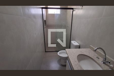 Banheiro Social  de apartamento para alugar com 1 quarto, 66m² em Santo Antônio, São Caetano do Sul