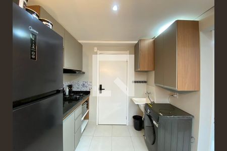 Sala/Cozinha de apartamento à venda com 2 quartos, 32m² em Parque Novo Mundo, São Paulo