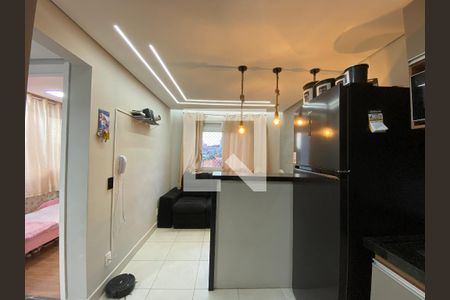 Sala/Cozinha de apartamento à venda com 2 quartos, 32m² em Parque Novo Mundo, São Paulo