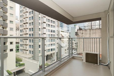 Varanda do Quarto de kitnet/studio para alugar com 1 quarto, 31m² em Bela Vista, São Paulo