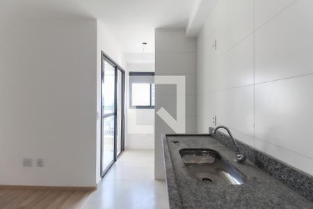 Sala - Cozinha de apartamento para alugar com 1 quarto, 33m² em Cidade Antônio Estêvão de Carvalho, São Paulo