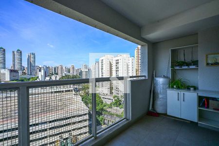 Varanda de apartamento à venda com 1 quarto, 49m² em Vila Andrade, São Paulo