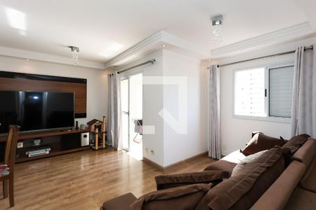 sala  de apartamento para alugar com 2 quartos, 70m² em Jardim Henriqueta, Taboão da Serra