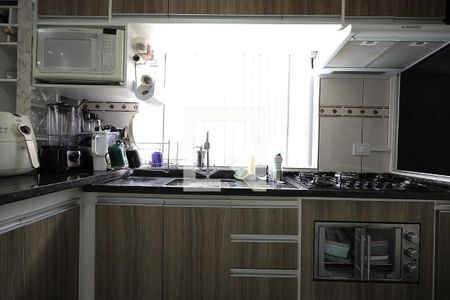 Cozinha de apartamento à venda com 2 quartos, 55m² em Utinga, Santo André
