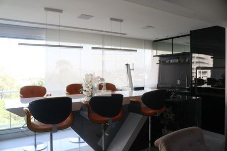 Varanda gourmet de apartamento à venda com 2 quartos, 134m² em Vila Anastácio, São Paulo
