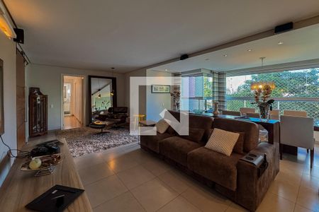 Sala de apartamento à venda com 4 quartos, 128m² em Buritis, Belo Horizonte