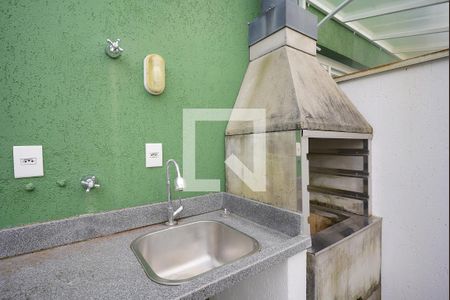 Churrasqueira de casa de condomínio à venda com 2 quartos, 75m² em Guarujá, Porto Alegre