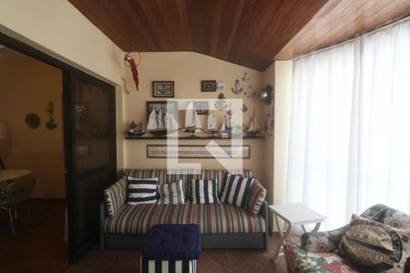 Varanda de apartamento para alugar com 1 quarto, 74m² em Morro do Maluf, Guarujá