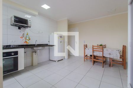 Sala/Sala de jantar/Cozinha de apartamento para alugar com 2 quartos, 42m² em Vila Bocaina, Mauá