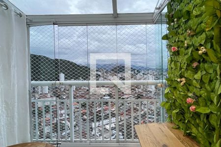 Varanda da Sala de apartamento para alugar com 2 quartos, 74m² em Marapé, Santos