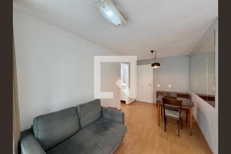 Sala  de apartamento à venda com 1 quarto, 50m² em Campo Belo, São Paulo