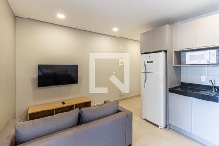 Sala de apartamento para alugar com 1 quarto, 37m² em República, São Paulo