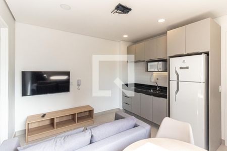 Sala de apartamento para alugar com 1 quarto, 28m² em República, São Paulo