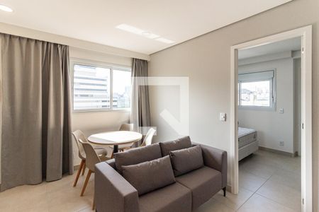 Sala de apartamento para alugar com 1 quarto, 28m² em República, São Paulo