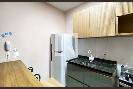 Sala/cozinha de apartamento à venda com 1 quarto, 38m² em Vila Granada, São Paulo