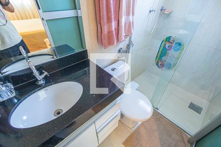 suite de apartamento à venda com 3 quartos, 85m² em Ipiranga, Belo Horizonte