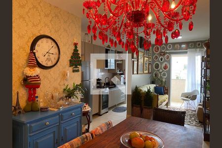 Sala de apartamento para alugar com 2 quartos, 70m² em Santa Mônica, Uberlândia