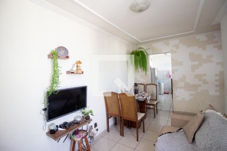 Sala de apartamento à venda com 2 quartos, 50m² em Cândida Ferreira, Contagem