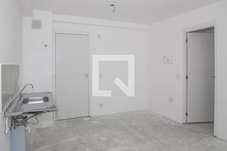 Sala e Cozinha de apartamento à venda com 1 quarto, 29m² em Barra Funda, São Paulo