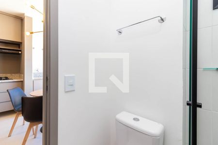 Banheiro de apartamento para alugar com 1 quarto, 25m² em Vila Dom Pedro Ii, São Paulo