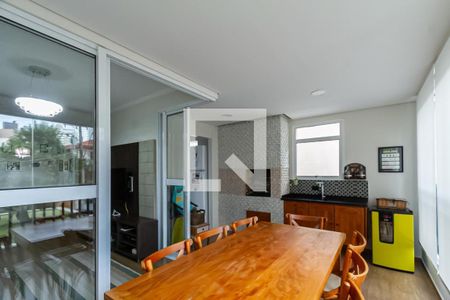 Varanda Gourmet de apartamento à venda com 3 quartos, 98m² em Nova Petrópolis, São Bernardo do Campo