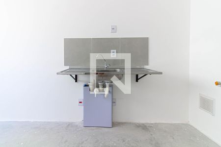 Cozinha de apartamento para alugar com 1 quarto, 25m² em Barra Funda, São Paulo