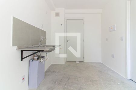 Cozinha de apartamento para alugar com 1 quarto, 25m² em Barra Funda, São Paulo
