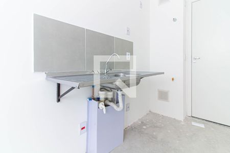 Cozinha de apartamento para alugar com 1 quarto, 27m² em Barra Funda, São Paulo