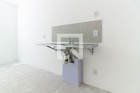 Cozinha de apartamento para alugar com 1 quarto, 30m² em Barra Funda, São Paulo