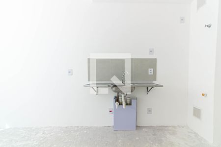 Cozinha de apartamento para alugar com 1 quarto, 30m² em Barra Funda, São Paulo