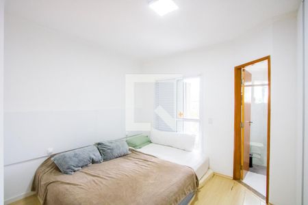 Quarto 1 - Suíte de casa para alugar com 3 quartos, 125m² em Campestre, Santo André