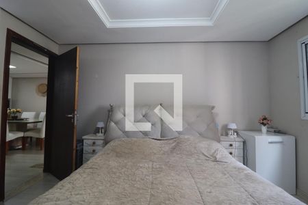 Quarto 1 suíte de apartamento à venda com 3 quartos, 80m² em Parque Itrapoã, Santo André
