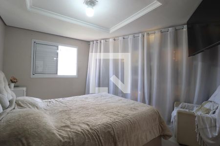 Quarto 1 suíte de apartamento à venda com 3 quartos, 80m² em Parque Itrapoã, Santo André