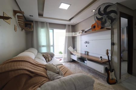 Sala de apartamento à venda com 3 quartos, 80m² em Parque Itrapoã, Santo André
