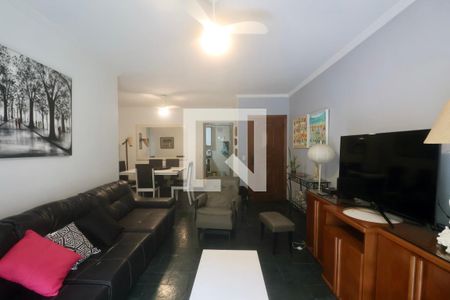 Sala de apartamento para alugar com 4 quartos, 130m² em Barra Funda, Guarujá