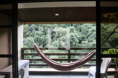 Varanda de apartamento para alugar com 4 quartos, 130m² em Barra Funda, Guarujá