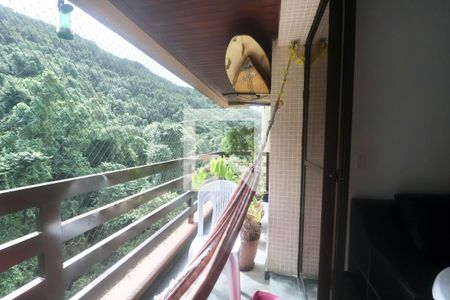 Varanda de apartamento para alugar com 4 quartos, 130m² em Barra Funda, Guarujá