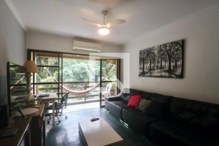 Sala de apartamento para alugar com 4 quartos, 130m² em Barra Funda, Guarujá