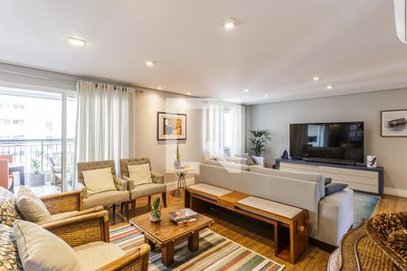Sala de apartamento à venda com 3 quartos, 210m² em Moema, São Paulo