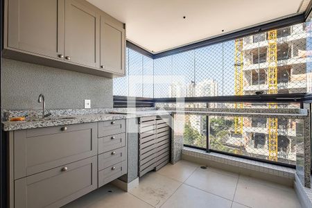 Sala/Cozinha - Varanda de apartamento à venda com 2 quartos, 53m² em Pinheiros, São Paulo