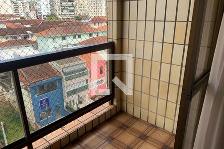 Varanda de apartamento para alugar com 4 quartos, 147m² em Gonzaga, Santos