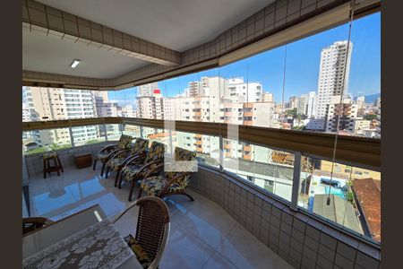 Varanda de apartamento para alugar com 3 quartos, 120m² em Aviação, Praia Grande