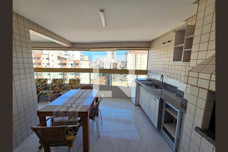 Varanda de apartamento para alugar com 3 quartos, 120m² em Aviação, Praia Grande