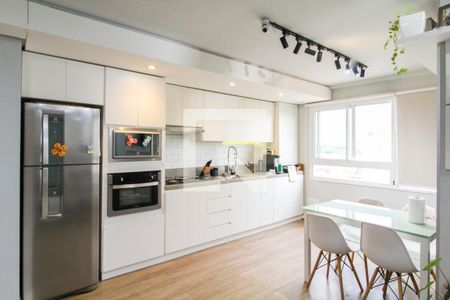 Sala/Cozinha de apartamento para alugar com 2 quartos, 54m² em Fátima, Canoas