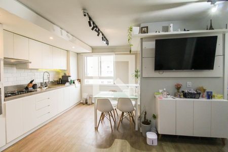 Sala/Cozinha de apartamento para alugar com 2 quartos, 54m² em Fátima, Canoas
