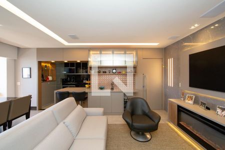 SALA de apartamento à venda com 3 quartos, 87m² em Buritis, Belo Horizonte