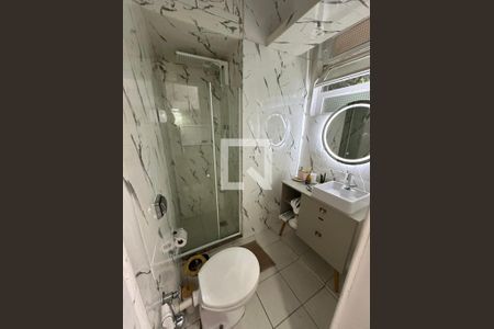 Banheiro de apartamento à venda com 1 quarto, 30m² em São Conrado, Rio de Janeiro