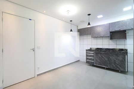Sala/Cozinha de apartamento para alugar com 2 quartos, 33m² em Barra Funda, São Paulo