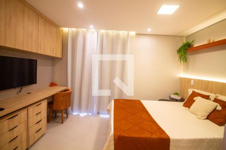 Sala / Quarto - Studio de kitnet/studio para alugar com 1 quarto, 25m² em Jardim das Acacias, São Paulo